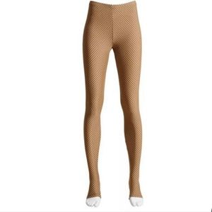 MARGIELA H&M leggings beige net 4tan nude black